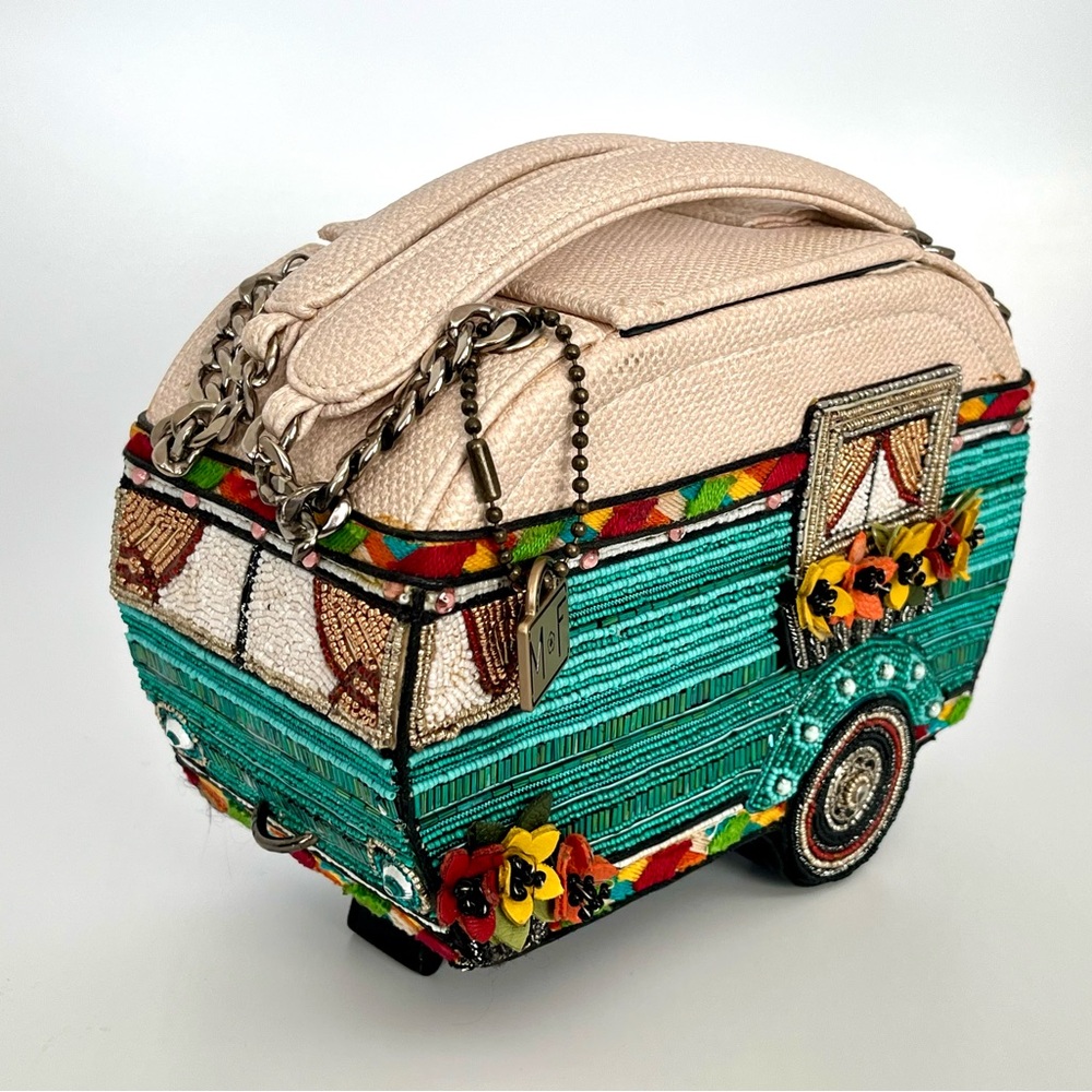Beaded Camper Mini Bag by Mary Frances - Picture 3 of 16